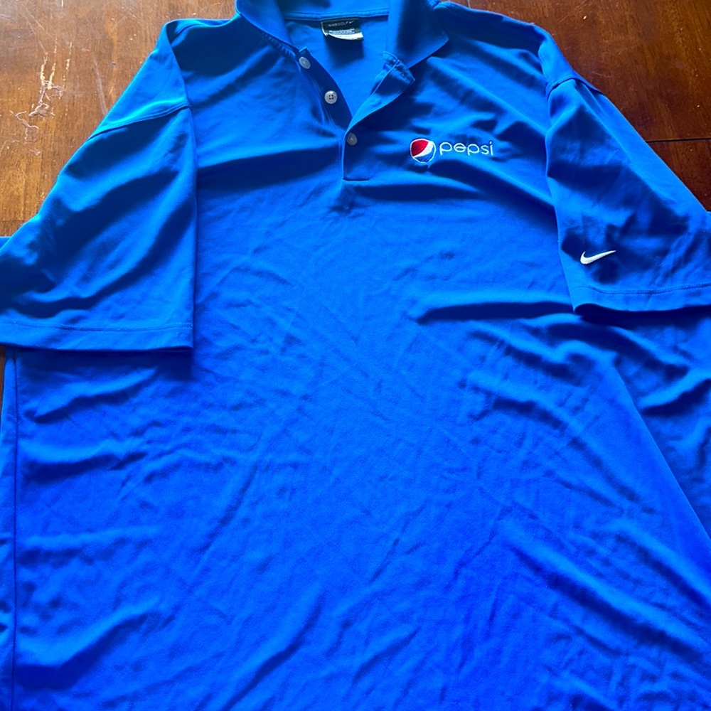 Men’s Xl blue Nike golf Pepsi polo